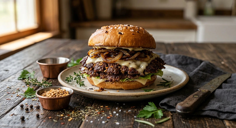 Toasted Onion Smash Burgers