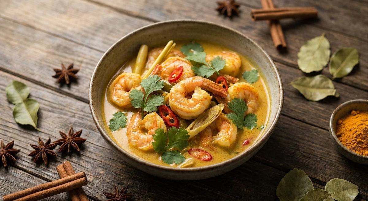 Vietnamese Sweet Lemon Coconut Shrimp