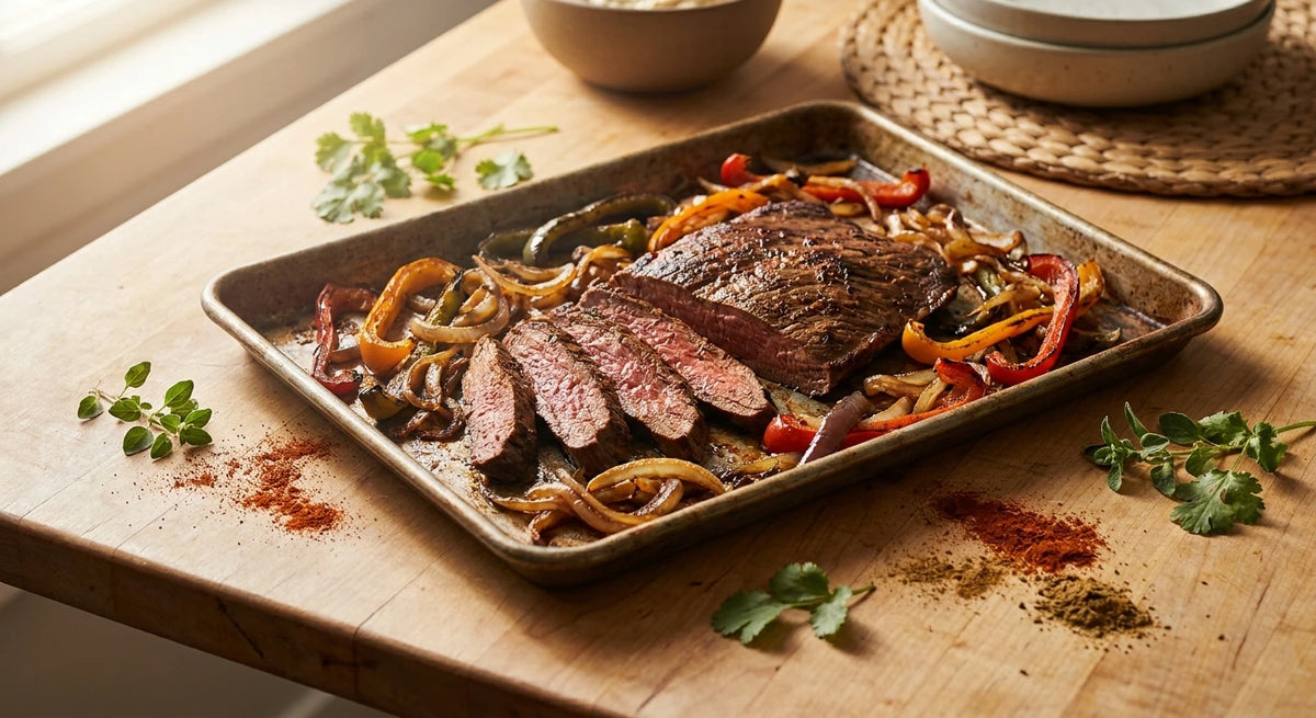 West Texas Sheet Pan Fajitas