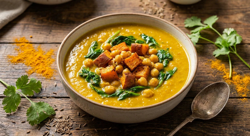 Mild Yellow Curry Vegetable Soup