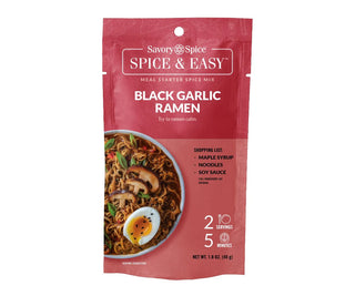 Black Garlic Ramen - Spice & Easy by Savory Spice