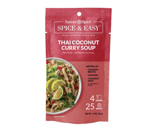 Thai Coconut Curry Soup- Spice & Easy by Savory Spice